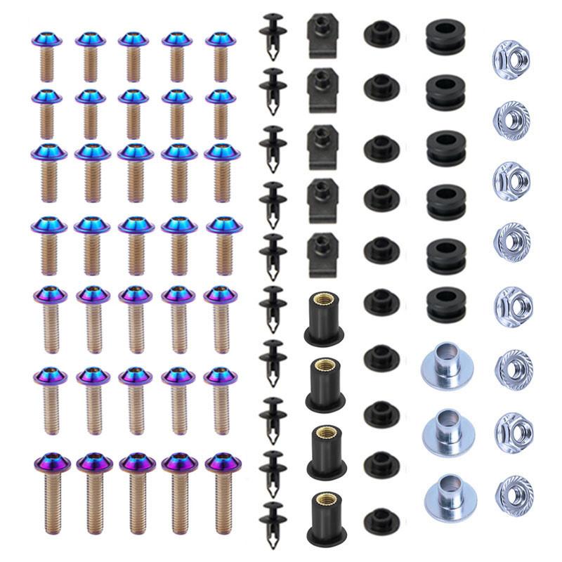 Комплект болтов для обтекателя мотоцикла из нержавеющей стали для Honda CBR600RR F5 2003-2006 Мотоциклетные винты Крепежные детали