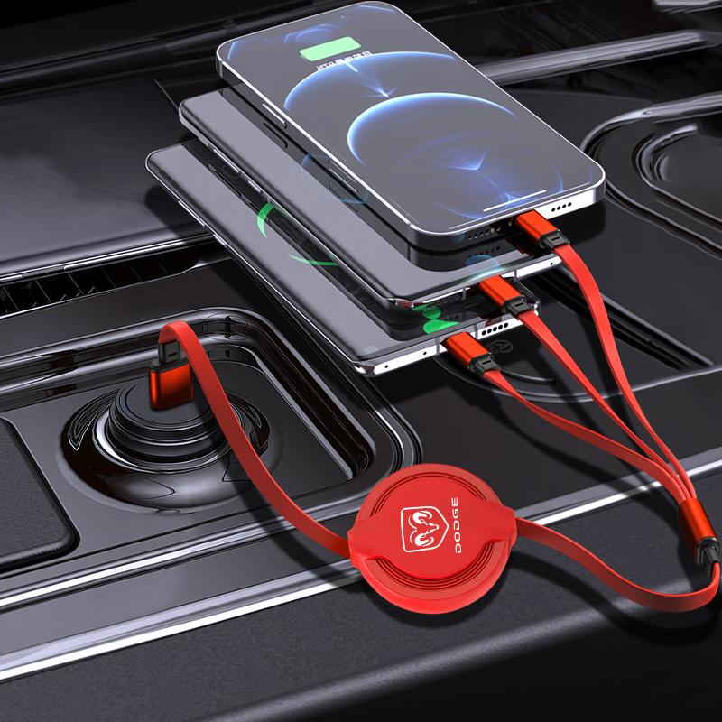 Автомобильные аксессуары 3 в 1 Микрокабель Мультизарядное устройство для Dodge Journey Ram 1500 Dart Dakota Durango Challeager NITRO SRT Charger