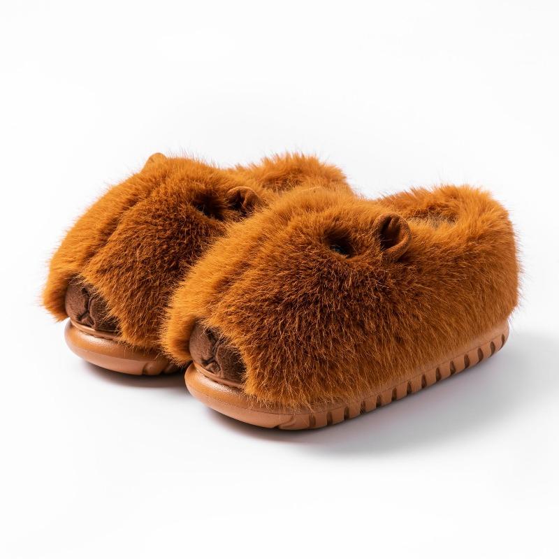 Новые тапочки осень и зима милые тапочки хлопок домашний хлопок обувь теплая платформа домашние тапочки женские плюшевые