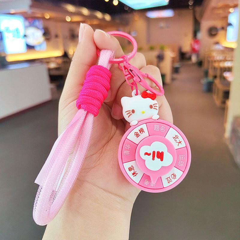 Adorable Silicone Cartoon Keychain With Rotating Charm Cute Gifts For All Occasions