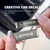 Aluminum Alloy Car Body Stickers Auto Exterior Interior Metal Decals For Chery Lepas L4 L6 L8 Tiggo Exeed Omoda C5 5 fx 7 8 Pro JJ2
