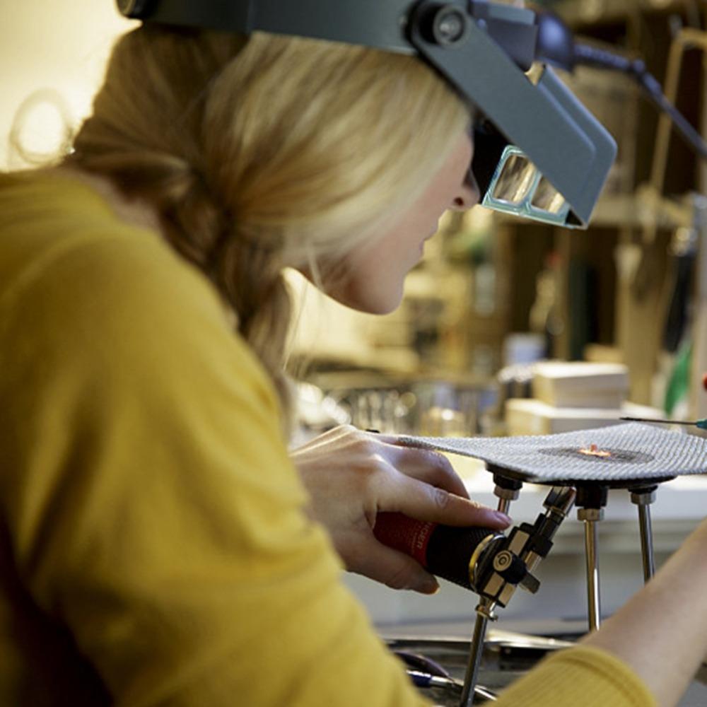 Hands Free For Watch Repair Jewelry Single Lens Eye Loupe Electronics Magnifier Magnifying Glasses