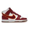 Dunk High Chenille Swoosh - Gym Red Мужские кроссовки Белый Желто-охристый Резина Средне-коричневый DR8805-101