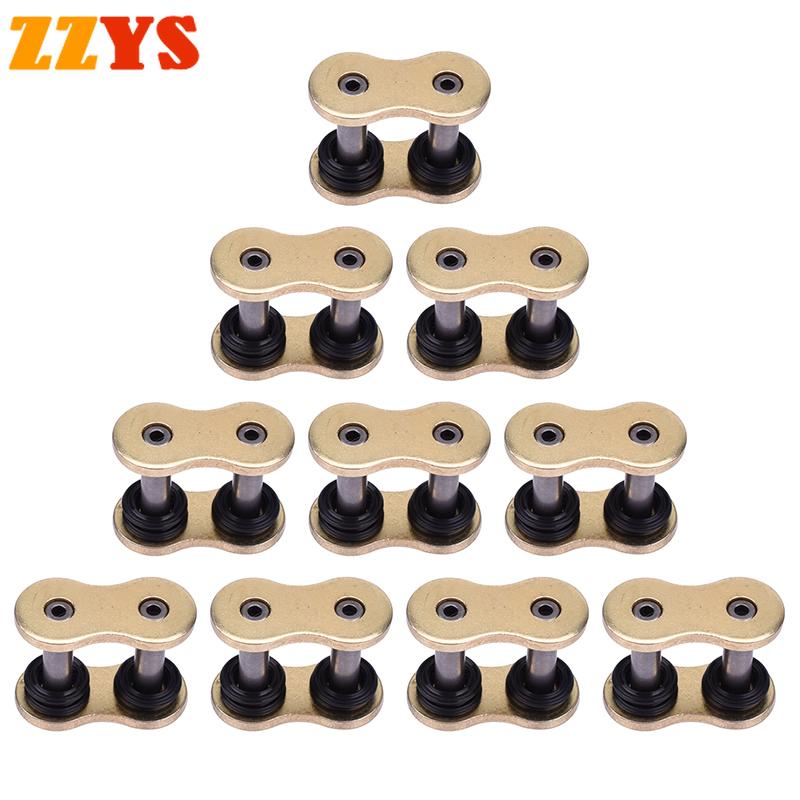 428HX 520HX 525HX 530HX 428 520 525 530 HX Ring Motorcycle Hollow Rivet Oil Seal Chain Connector Lock Connecting Link Buckle
