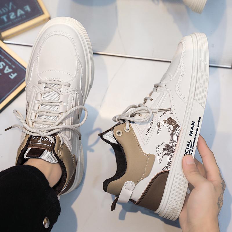 Высокие ботинки, мужская кожаная обувь, модные мотоциклетные ботильоны для мужчин, осенне-зимние ботинки, мужская обувь, уличная обувь с высоким берцем, мотоциклетная обувь