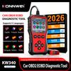 KONNWEI KW340 Автомобильный OBD2 Диагностический Инструмент CAN EOBD 3-в-1 Тест Двигателя Батареи Чтение Сброс Кодов Неисправностей Данные в Реальном Времени Инструмент Проверки Лямбда-Зонда
