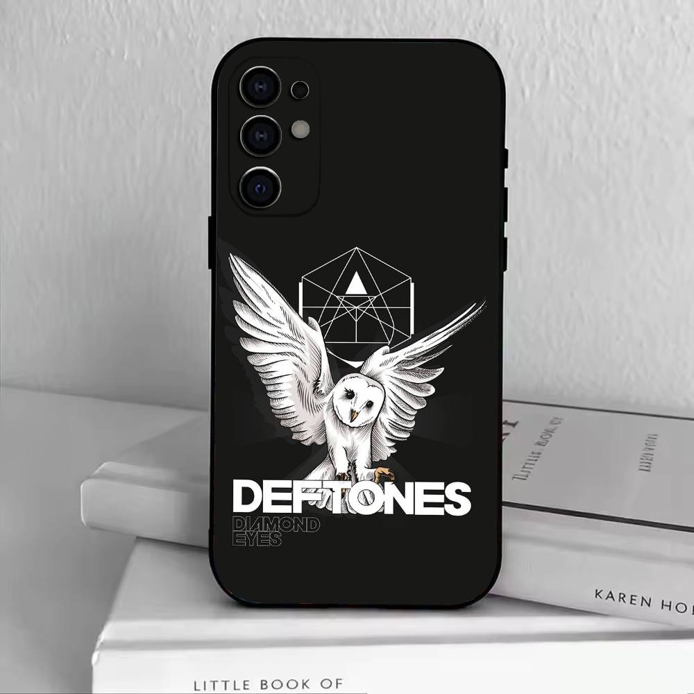Ню-метал группа Deftones Чехол для телефона для Samsung S25,S24,S21,S22,S23,S30,Ultra,S20,Plus,Fe,Lite,Note,10,Черный чехол