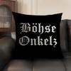BBohse OOnkelz Rock Cushion Cover Natural Linen Organic Fabric DoubleSided Printing Sofa Home Decor Gift Pillow Case