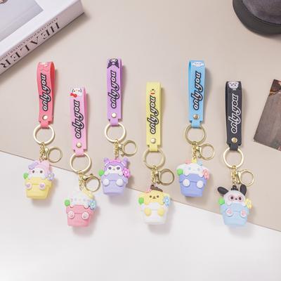 Мультяшный Милый Брелок Sanrio Аниме Кукла Подвеска Подвеска на Сумку Брелок для Машины Маленький Подарок