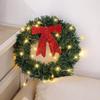 Exquisite Christmas Wreath Artificial Xmas Tree Garland Window Hanging Decor  Home Decoration