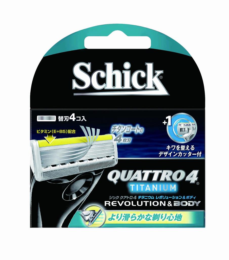 Schick Quattro 4 Titanium Revolution Replacement Blade