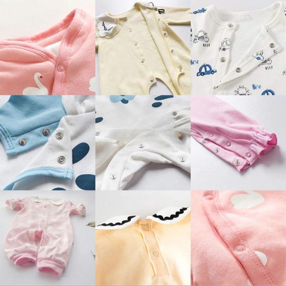 100Pcs Thickened Snap Five Claw Buckle Clamp Set Metal Buttons Press Button Studs Kits Shoes