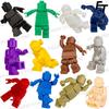 Super Movable Hyperactive Mini Action Figures Multi-joint Bricks Building Blocks Cartoon Anime Movies Toys For Children