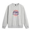 Li-Ning Comfortable Casual Loose Simple Round Neck Pullover Sweatshirt Unisex Sweatshirt Heather-Gray Geological-Gray AWDV247-4