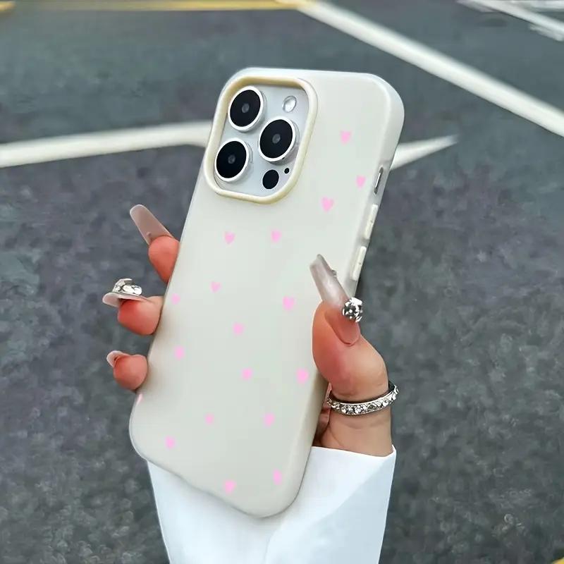 Маленький свежий розовый сердцевидный чехол-желе для телефона Xiaomi Poco 17 Pro Max 11T 12T 13T 14T 15T Pro 15 Ultra, мягкий противоударный чехол