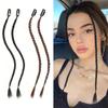 Synthetic Braid Clip In Hair Extensions Braids Long Ponytail Hairpieces For Women Girls Daily Cosplay Use