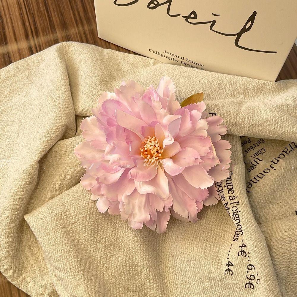 Korean Style Flower Hair Clip Cloth Bohemian Style Hair Clip Simple Flower Hairpin  Holiday