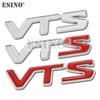1 шт. Новый VTS Авто Стайлинг 3D Металл Хром Сплав Цинка Эмблема Значок Наклейка Декаль Эмблема Крыла Авто Аксессуар для VTS C2 C4 C5 C-Qurate