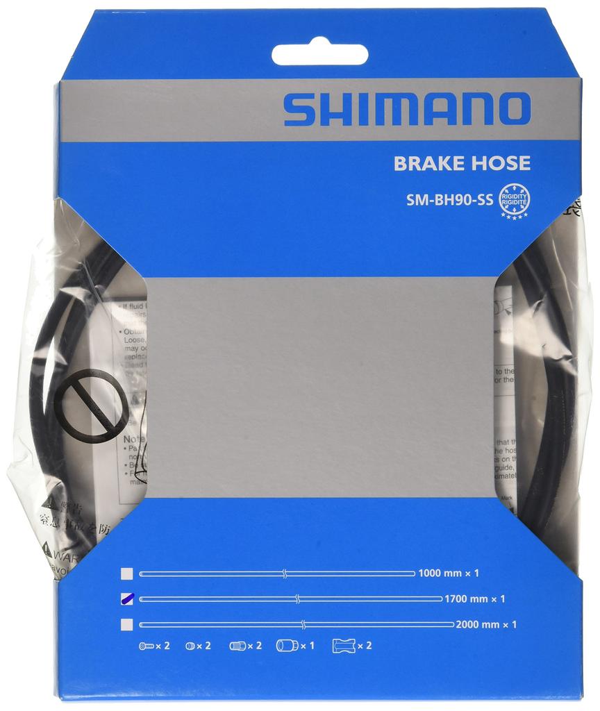 SHIMANO Тормозной шланг дискового тормоза черный 1700мм ESMBH90SSL170 SM-BH90-SS
