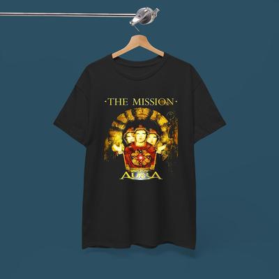 The Mission T Shirt Post Punk Gothic Rock - The Cult Billy Idol Bauhaus Band Shirt