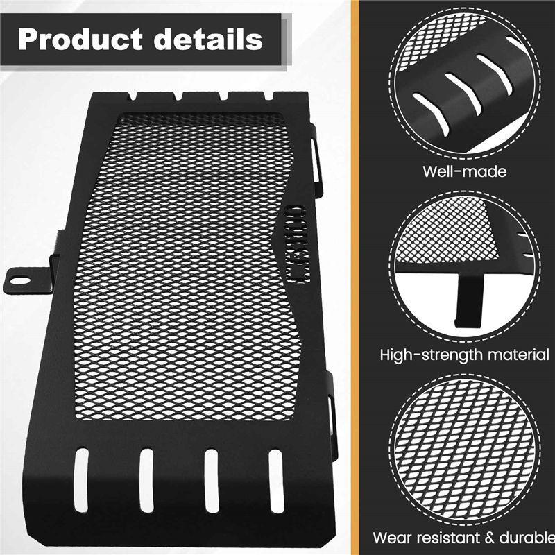 WF-Stainless Steel Motorcycle Radiator Grille Guard Protector Cover Water Cooler Protection For Honda Cb1100 2013-2018
