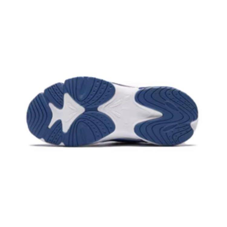 Anta Kids Casual Versatile Non-Slip Shock Absorbing Wear-Resistant Low-Top Casual Shoes Kids Sneaker White Blue A312429907-2