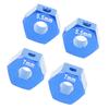 RC Wheel Hub Hex Aluminium Alloy 12mm Diameter 5.5mm 7mm Thickness Accessory Set Kit