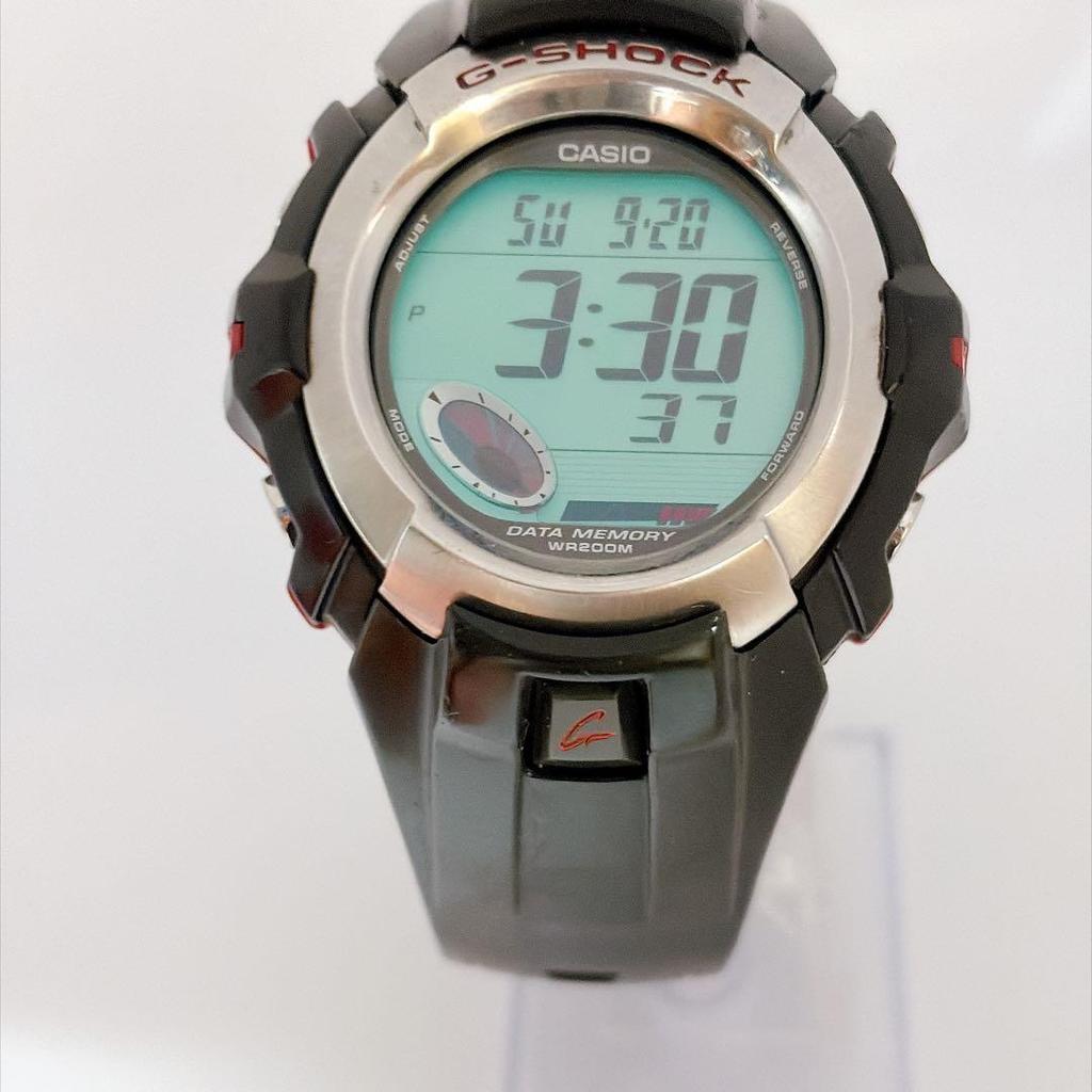 Б/У Редкие Новая Батарея Casio G-SHOCK Красно-Черные Мужские Часы Y2K
