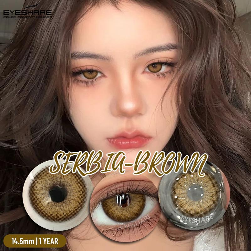 Eyeshare Natural Colored Contact Lenses Green Eye Gray Contact Gray Lenses Green Eye Lens Beautiful Pupils Colored Contacts