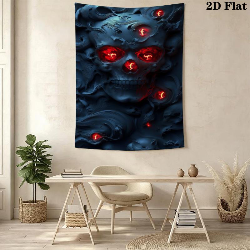 Skulls Roses Tapestry Tapestry Wallmounted Background Cloth Soft Atmospheric Background Cloth Christmas Gift