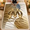 Flannel BlanketOlympique Lyonnais FC Warm Soft Throw Blanket for Indoor Sofa Bed Living Room Use