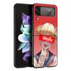Чехол для телефона My Hero Academy Toga Himiko для Samsung Galaxy Z Flip 3 5g Z Flip 4 Zflip3 Zflip Flip4 Zflip4 Black Funda Luxury