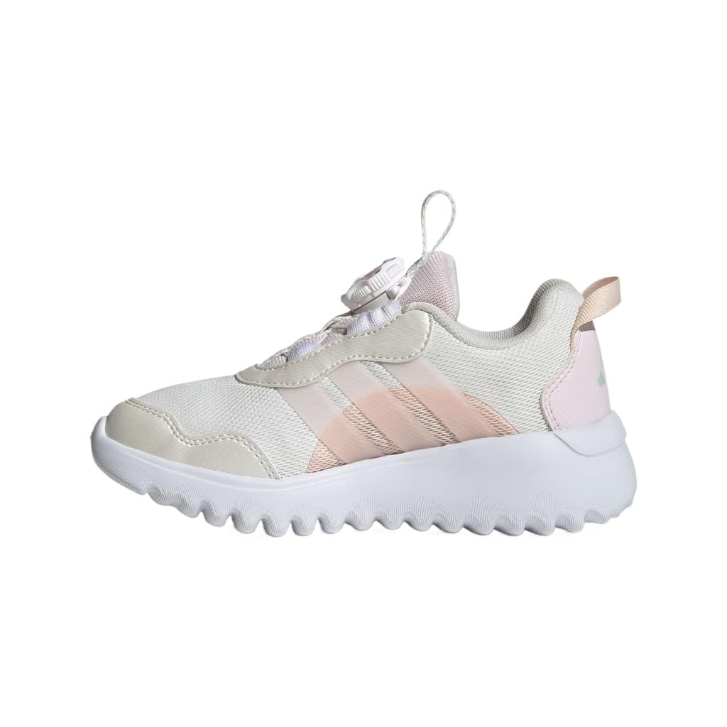 adidas Activeflex 4.0 Habu Модные Удобные Универсальные Мягкие Низкие Повседневные Кроссовки Детские Кроссовки Белый Розовый Кварц HP3610