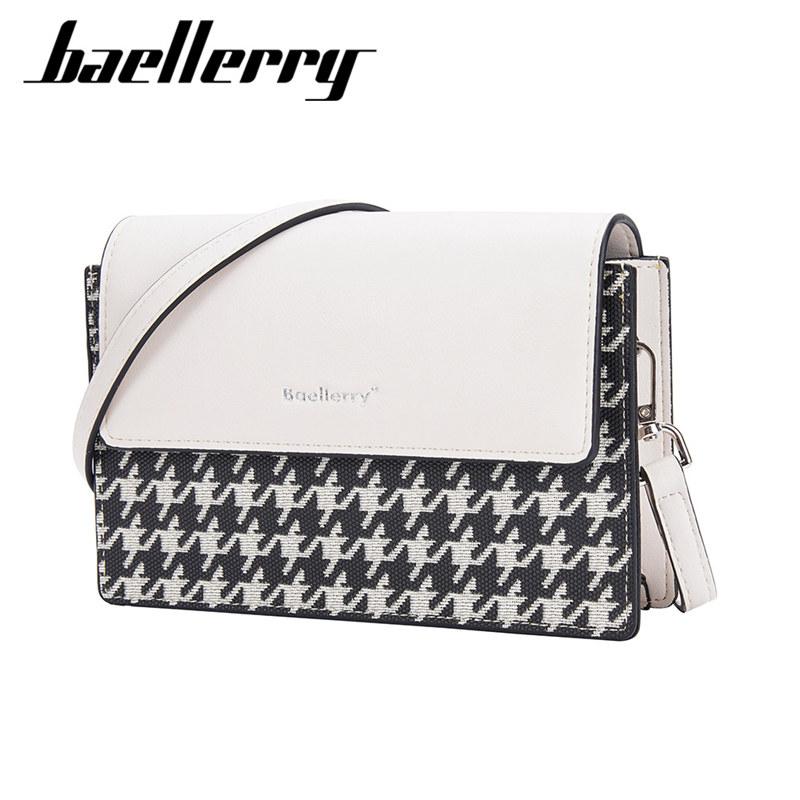 Baellerry Женские модные сумки на ремне из искусственной кожи, сумка через плечо, классический дизайн, сумки для телефона, кошелек