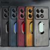 Для Xiaomi 14T Pro Чехол из натуральной овчины с магнитной подставкой-кольцом Для Mi 15 Ultra 13T Мягкий силиконовый чехол с защитой линз Ударопрочный