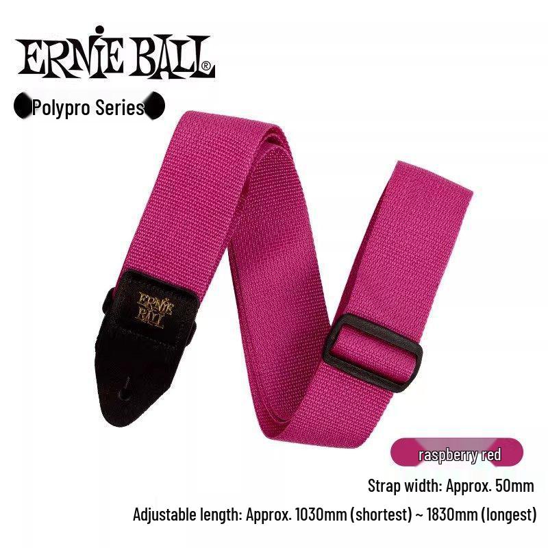 Универсальный ремень для гитары/баса Ernie Ball из бакелита - Удлиненный нейлоновый ремень через плечо