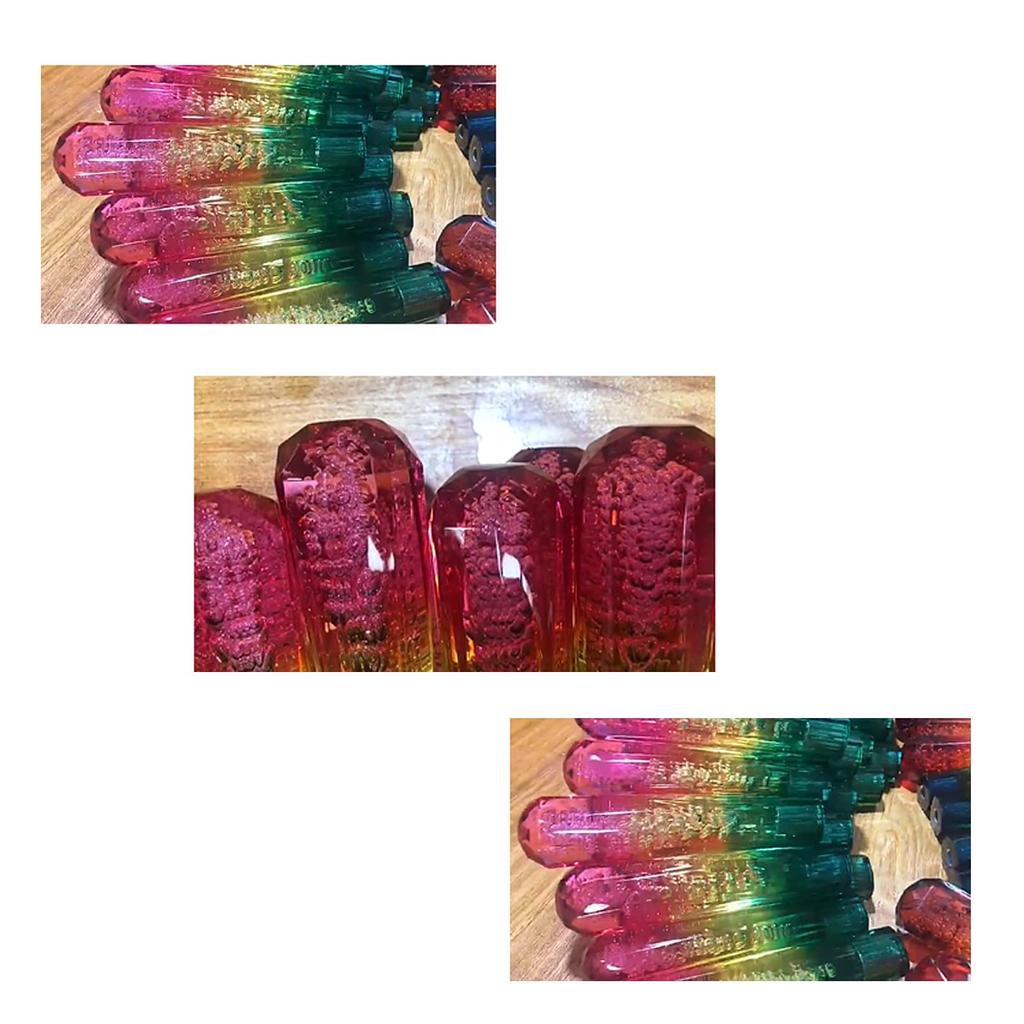 JINGLING Crystal Shift Knob, Crystal Gear Knob, 3 Colors, Light Truck, Cherry Blossom, Yellow-Green,