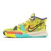 Детские кроссовки Kyrie 7 GS 1 World 1 People Yellow Yellow-Strike Green-Abyss CT4080-700