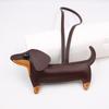 Dachshund Dog Keychain Pu Leather Dog Keychains For Women Bag Pendant Jewelry Trinket Key Ring Key Holder Gift