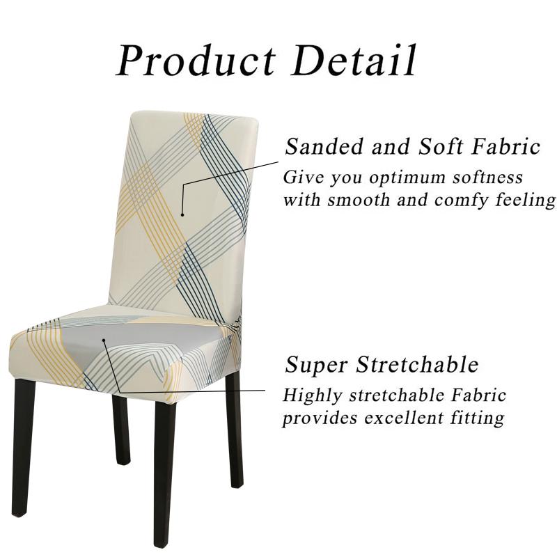 Чехлы для стульев в столовой, эластичные моющиеся чехлы для стульев, чехлы для стульев Parsons, защитные чехлы для дома, ресторана, банкета, кухни