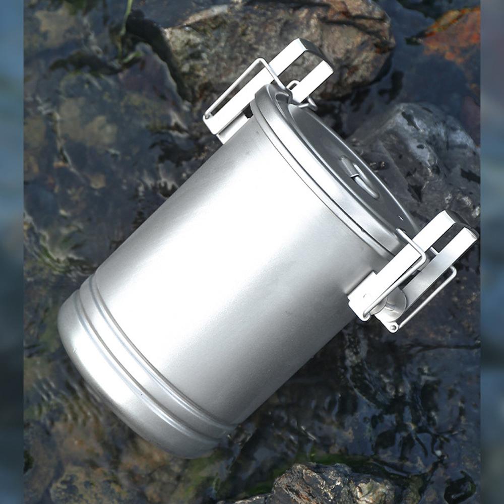 Кемпинг, пеший туризм, рисоварка, портативная посуда для пикника, горшок из нержавеющей стали, многофункциональный