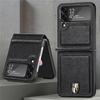 Luxury Ultra-thin Genuine Leather Cover For Samsung Galaxy Z Flip 4 5G Case Camera Protection Shockproof Phone Case Coque Fundas
