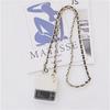 Korean Crossbody Lanyard Necklace Leather Chain Phone Case For Samsung Galaxy Z Flip 4 5g Z Flip3 Zflip Shockproof Cover