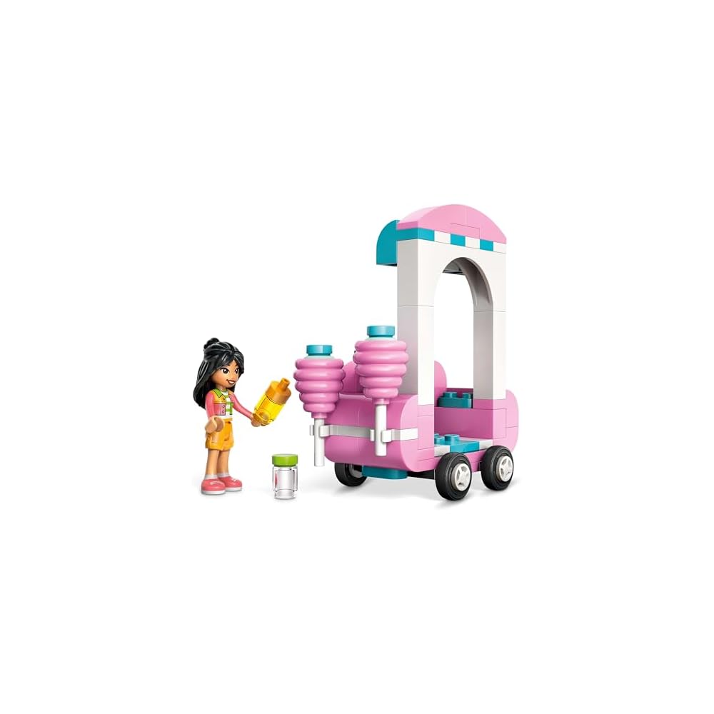 LEGO Friends Cotton Candy Shop Building Toy Set for Kids 6-9 Years Old Educational Play Blocks 42643