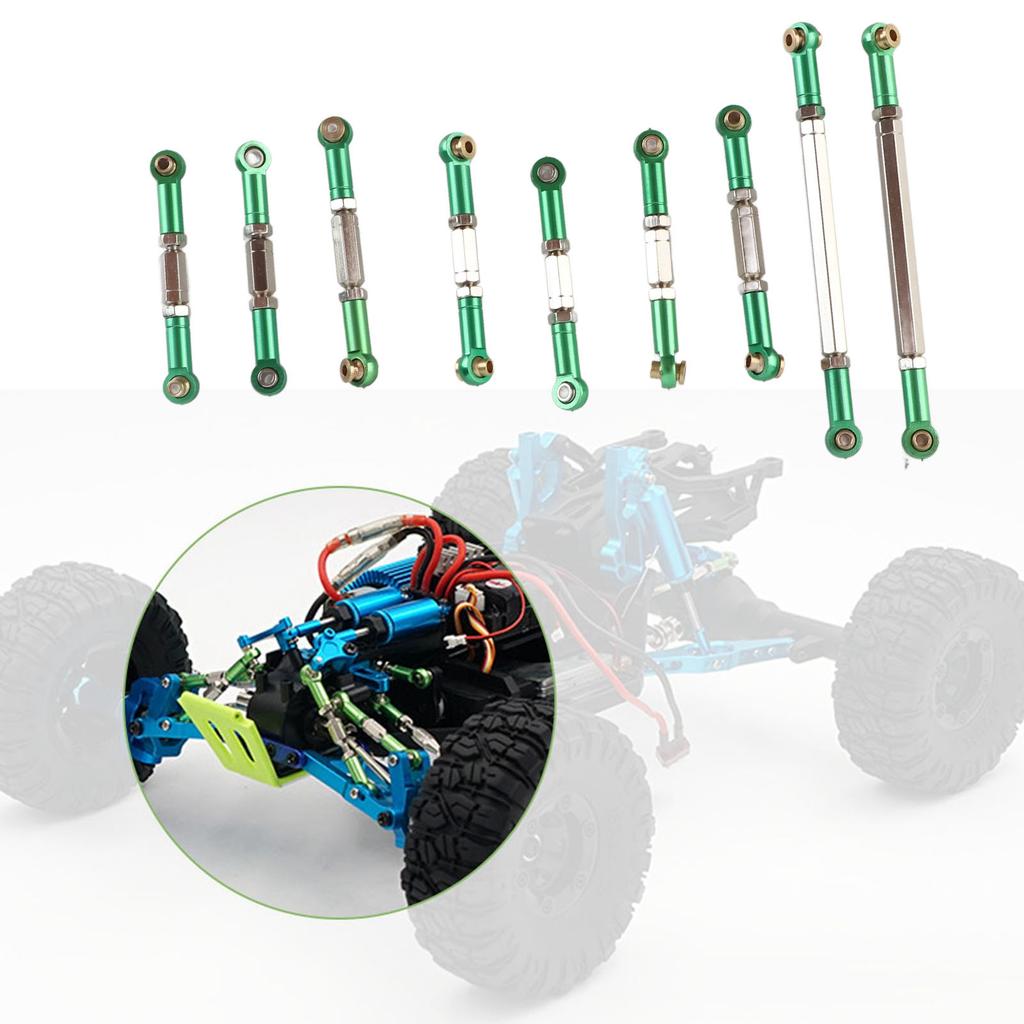 RC Steering Link Rods, Metal RC Car Link Rods, Upgrade Spare Parts with Screws for FY-01/02/03/04/05/07