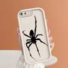 Креативный черный чехол для телефона с рисунком паука для iPhone Samsung Galaxy Xiaomi Redmi POCO HUAWEI Honor противоударный резиновый мягкий гибкий чехол