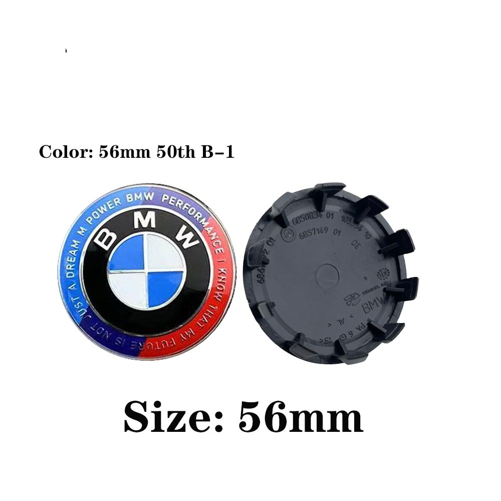 VGOP5 56mm68mm4pcs 10 Pin For mini bmw50th Anniversary Car Wheel Hub Center Cover Rim Caps Badge Emblem Logo Auto Exterior Accessories