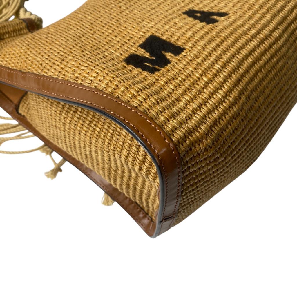 Used MARNITote Bag Brown leather/cotton Women