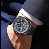 Роскошные мужские наручные часы Модные светящиеся Дата Нержавеющая сталь Мужские часы Хронограф Мужские кварцевые часы