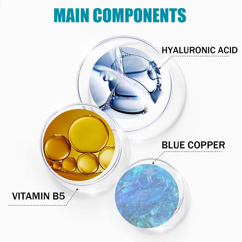 EELHOE 7 бутылок/набор, ампула с гиалуроновой кислотой, сыворотка для лица, сужающая поры, анти-никотинамид, отбеливающая, увлажняющая сыворотка против морщин